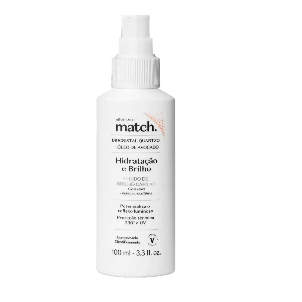 Match Spray Brilho Hidratação e Brilho 100ml