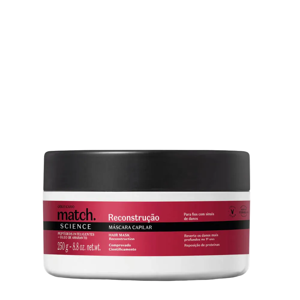 Match Máscara Capilar Science Reconstrução 250g