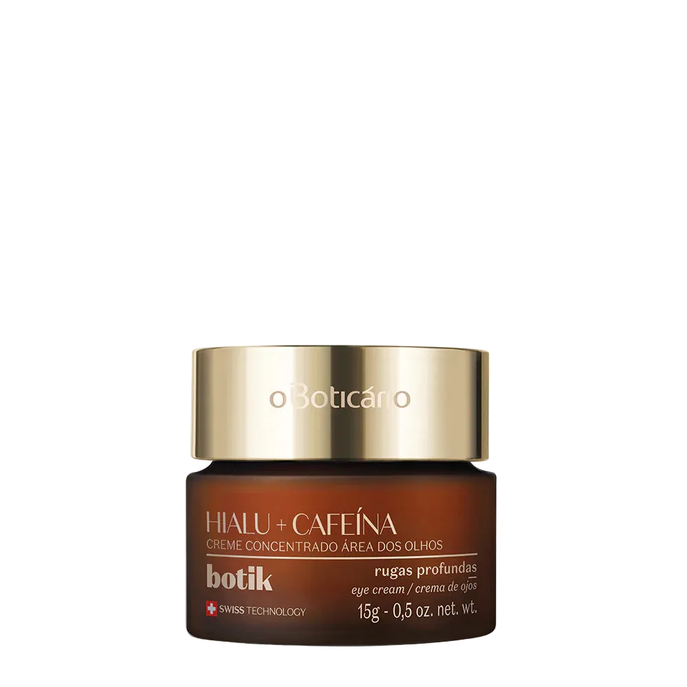 Botik Creme Concentrado para Olhos Ácido Hialurónico + Cafeína 15g