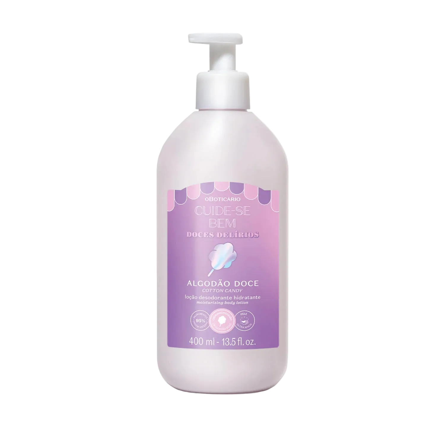 Cuide-se Bem Loção Hidratante Corporal Doces Delírios 400ml