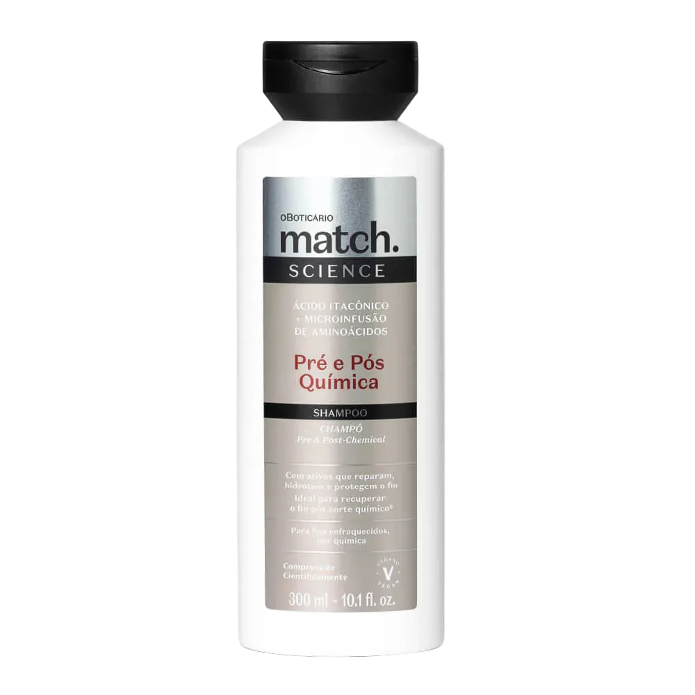 Match Champô Science Pré/Pós Química 300ml