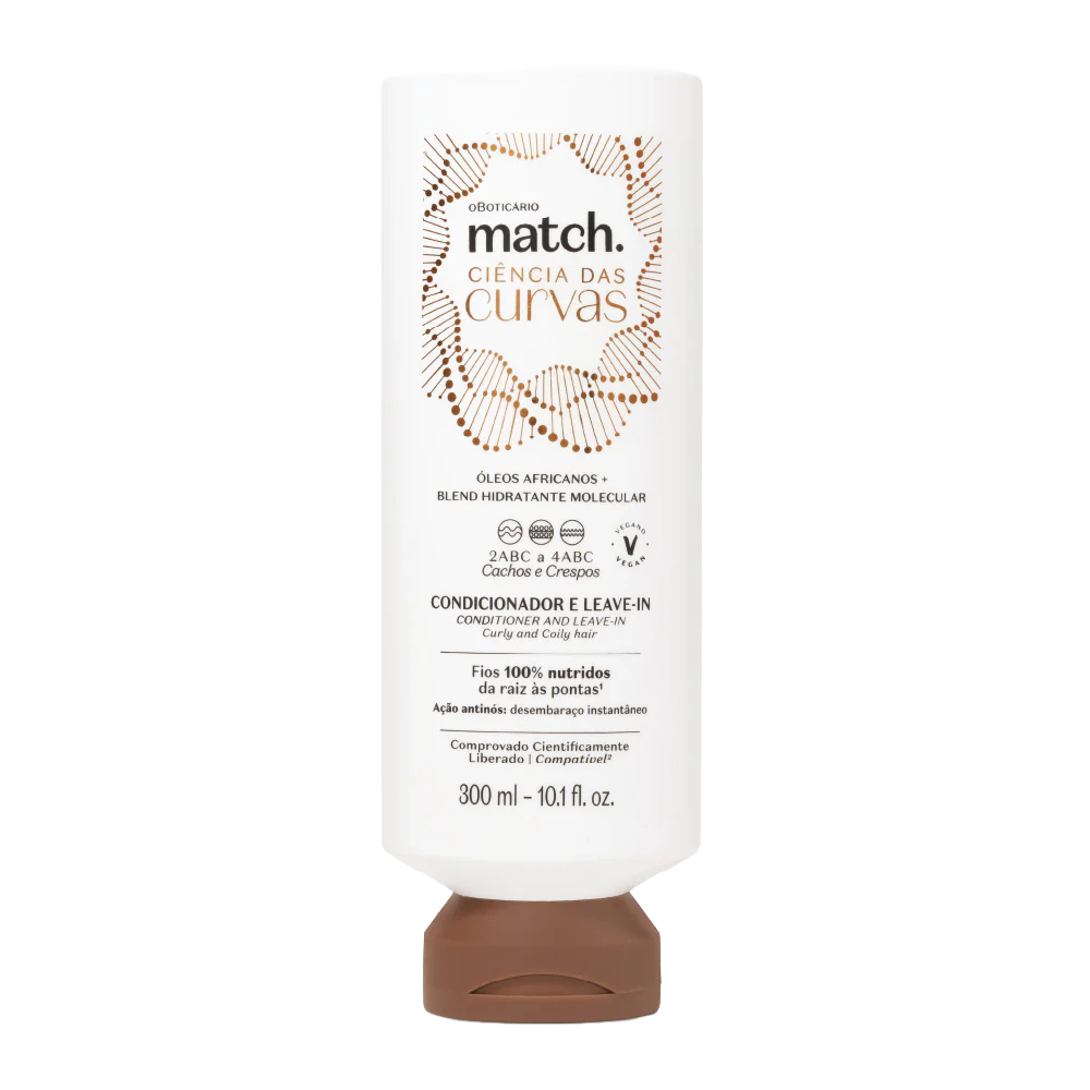 Match Condicionador Hidratante Ciência das Curvas 300ml