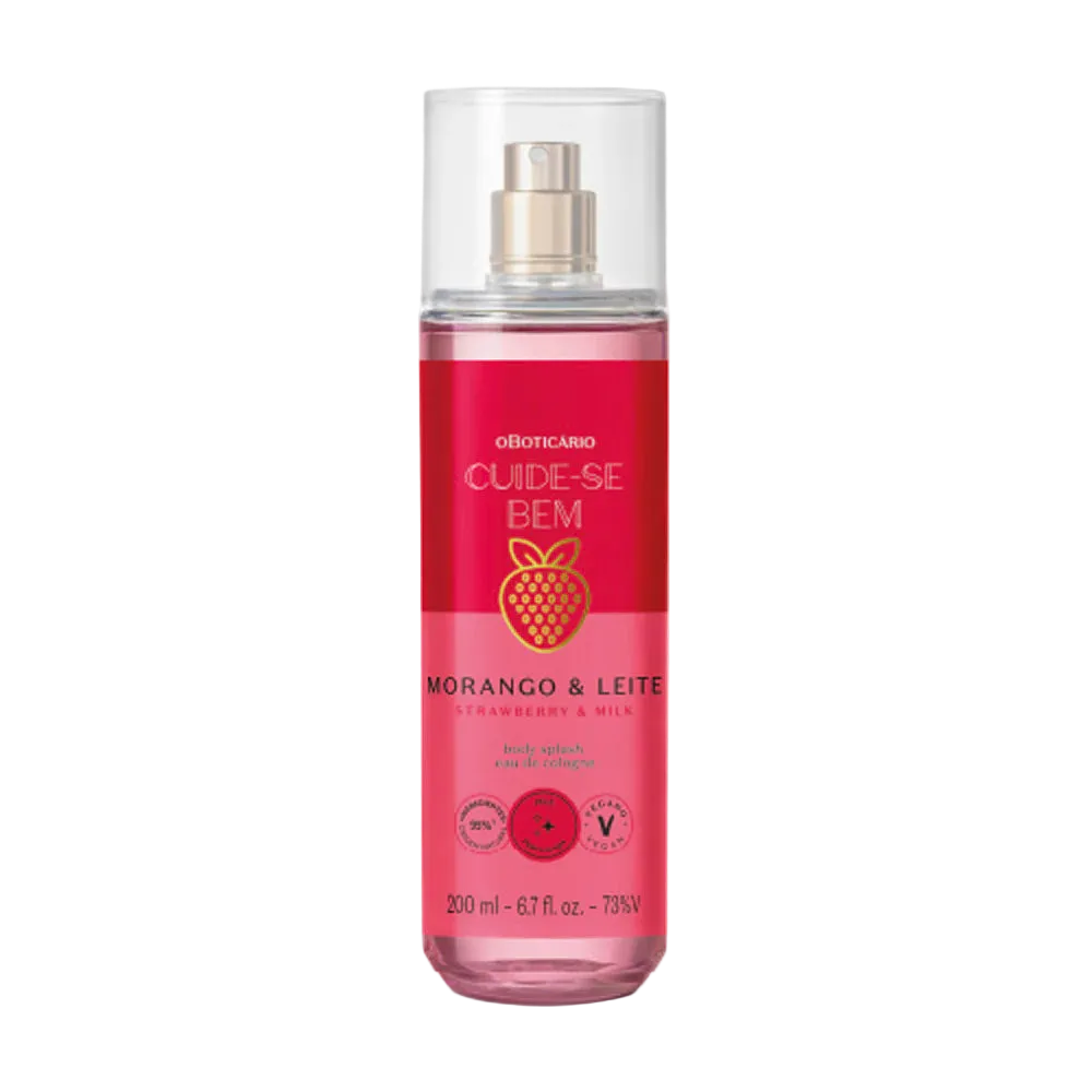 Cuide-se Bem Splash Morango & Leite 200ml
