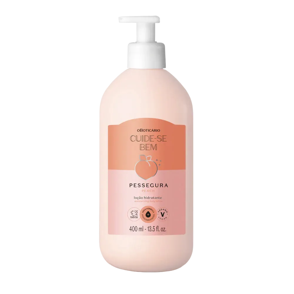 Cuide-se Bem Loção Hidratante Corporal Pessegura 400ml