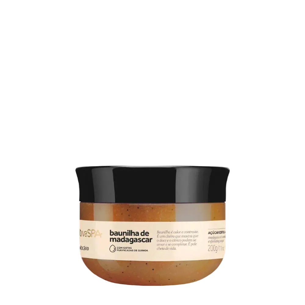 Nativa SPA Açúcar Esfoliante Corporal Baunilha de Madagascar 200g