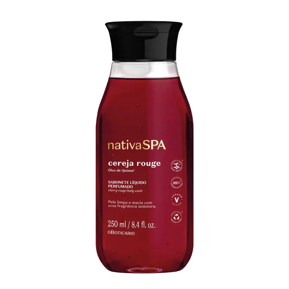 Nativa SPA Sabonete Líquido Perfumado Corporal Cereja Rouge 250ml