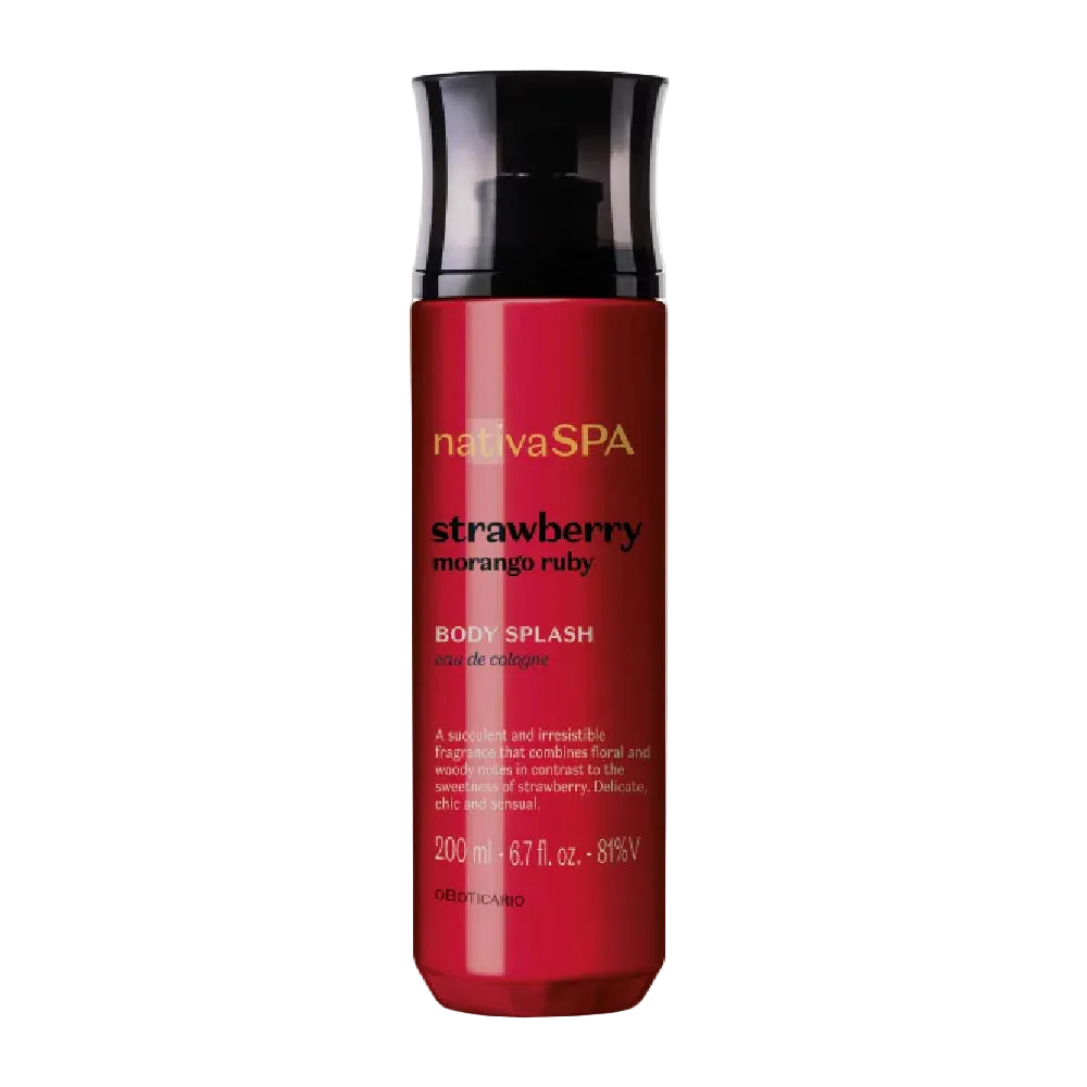 Nativa SPA Body Splash Morango Ruby 200ml