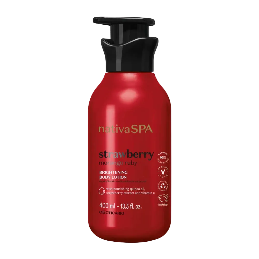 Nativa SPA Loção Hidratante Corporal Morango Ruby 400ml