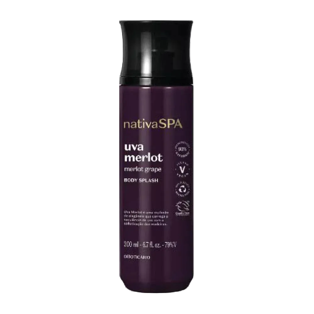 Nativa SPA Body Splash Uva Merlot 200ml