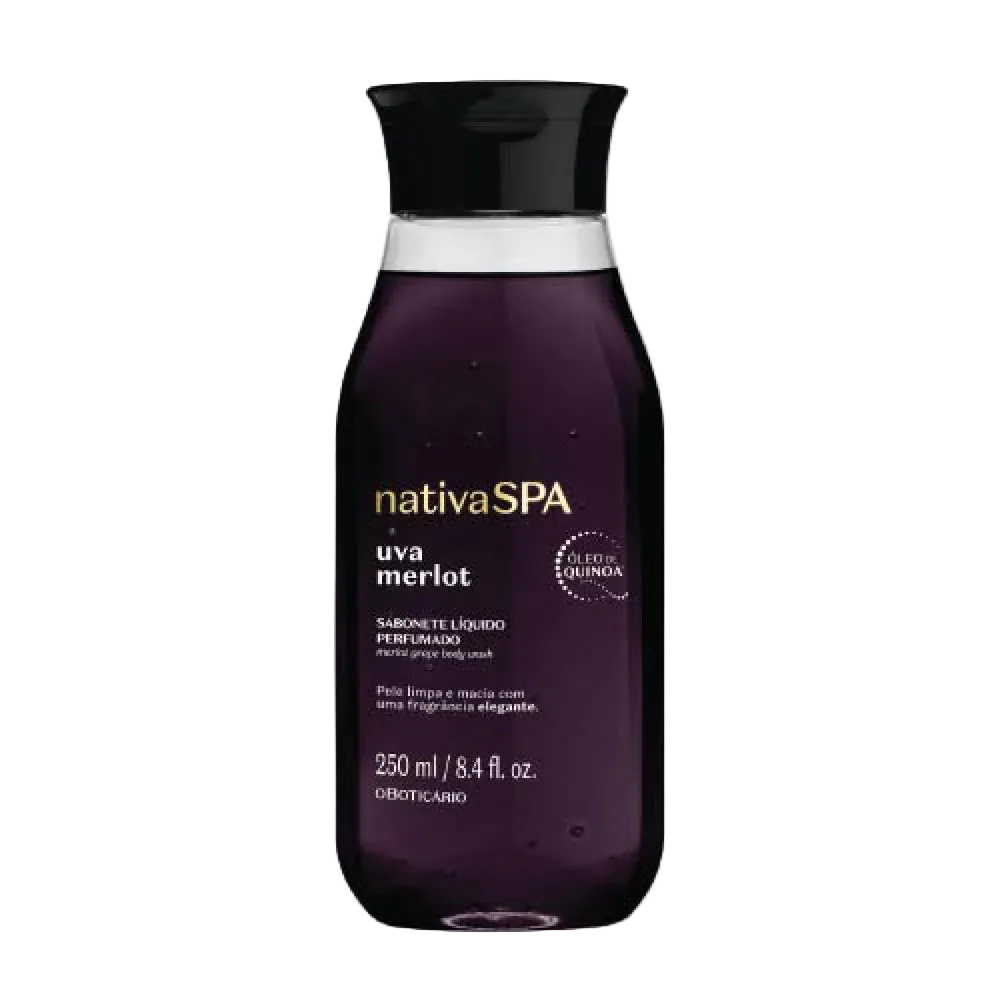Nativa SPA Sabonete Líquido Corporal Uva Merlot 250ml
