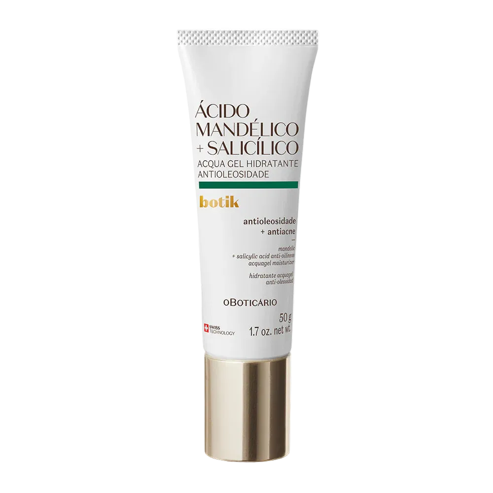 Botik Acqua Gel Hidratante Facial Antiacne Ácido Mandélico + Salicílico 50g