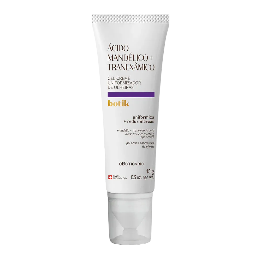 Botik Gel Creme Uniformizador Olhos Ácido Mandélico + Tranexâmico 15g