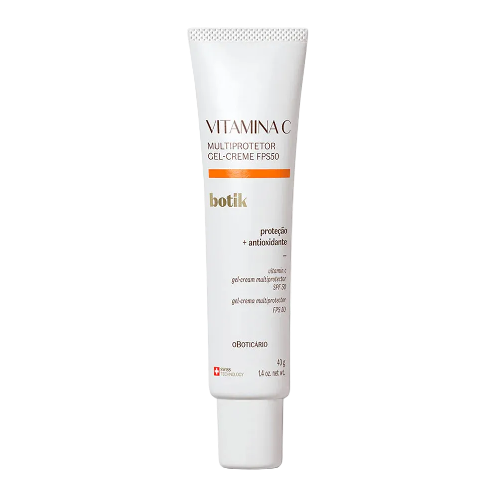 Botik Multiprotetor Facial Fluido FPS50 Vitamina C 40g