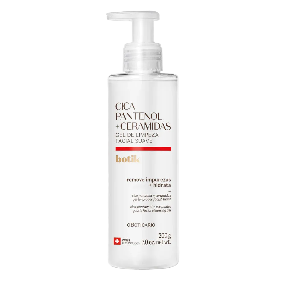 Botik Gel de Limpeza Facial Cica Pantenol + Ceramidas 200g