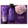 Nativa SPA Orquídea Noire (sabonete esfoliante + loção + esponja)
