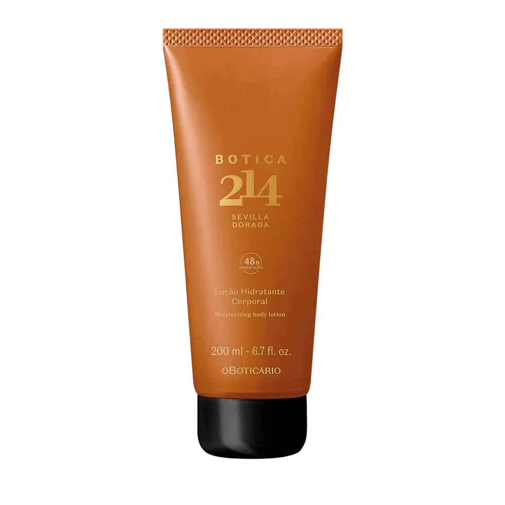 Loção Hidratante Corporal Botica 214 Sevilla Dorada, 200ml