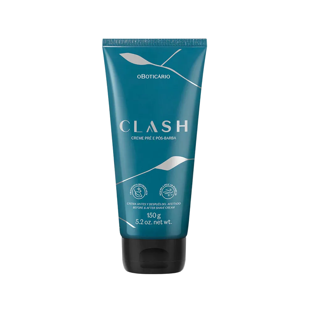 Clash Creme Pré e Pós Barba 150g
