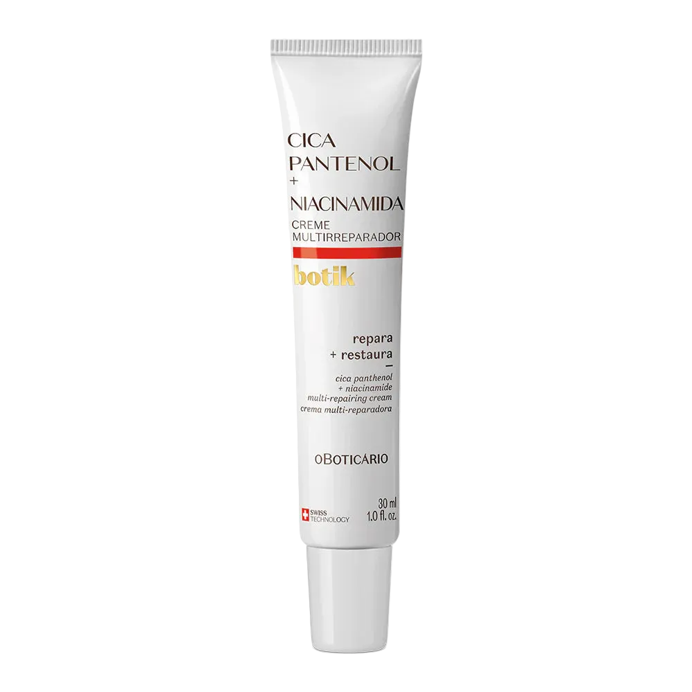 Botik Creme Multirreparador Cica Pantenol + Niacinamida 30ml