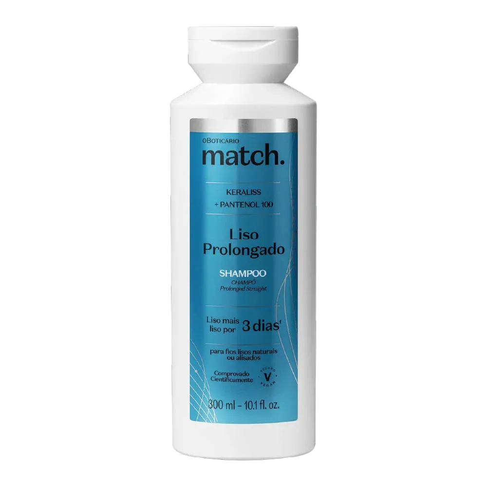 Match Champô Liso Prolongado 300ml