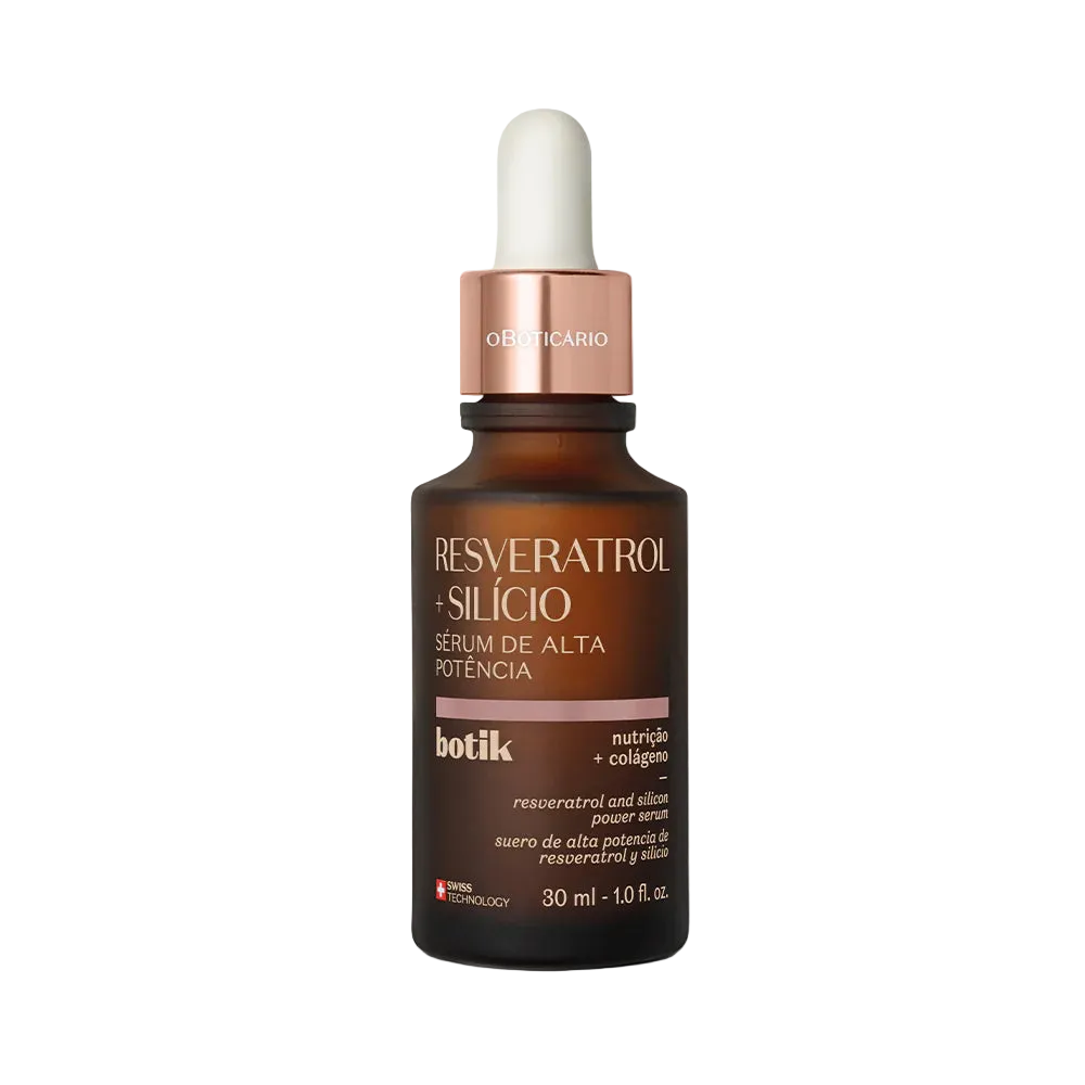 Botik Sérum Facial de Alta Potência Resveratrol + Silício 30ml