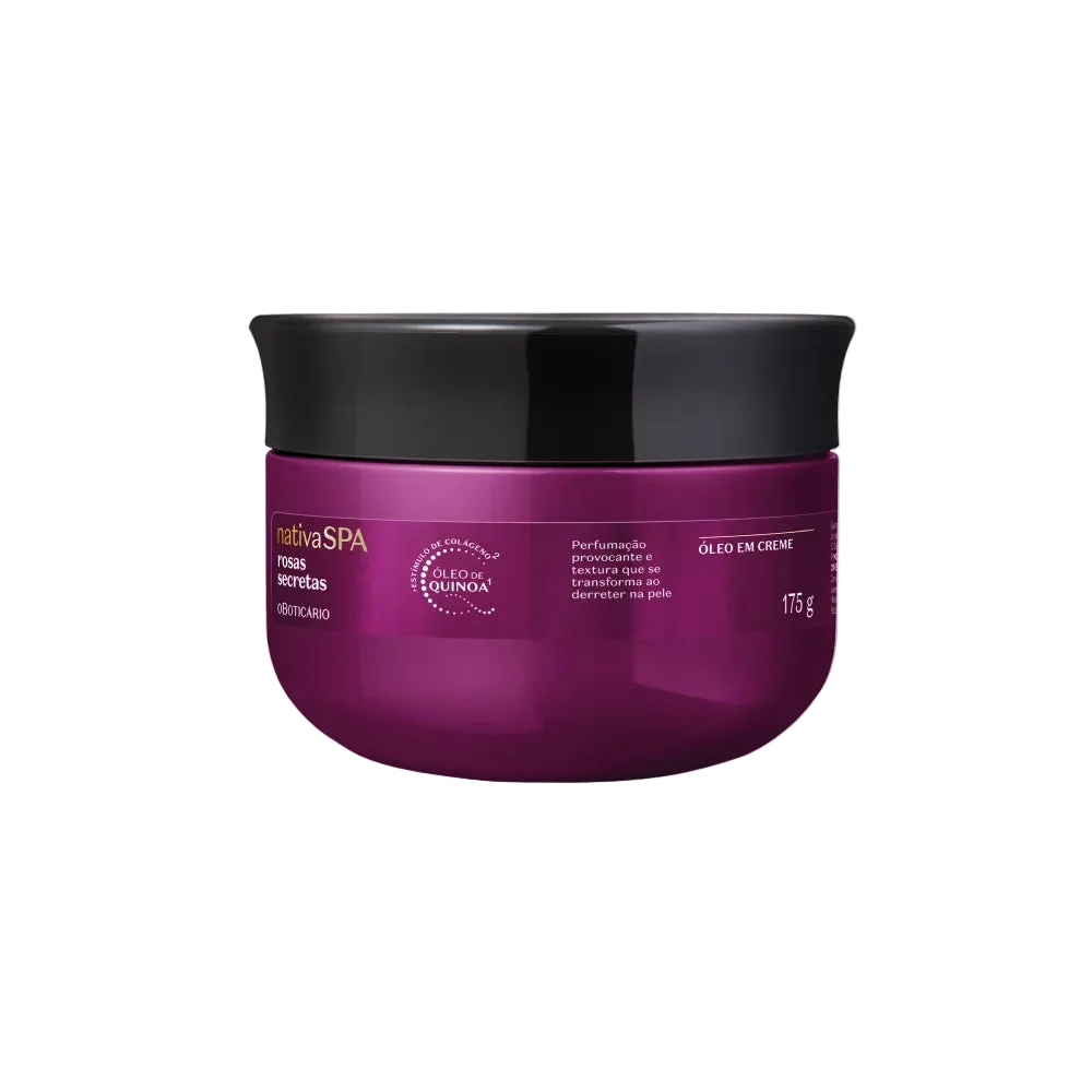 Óleo Cremoso Corporal Nativa SPA Rosas Secretas, 175g